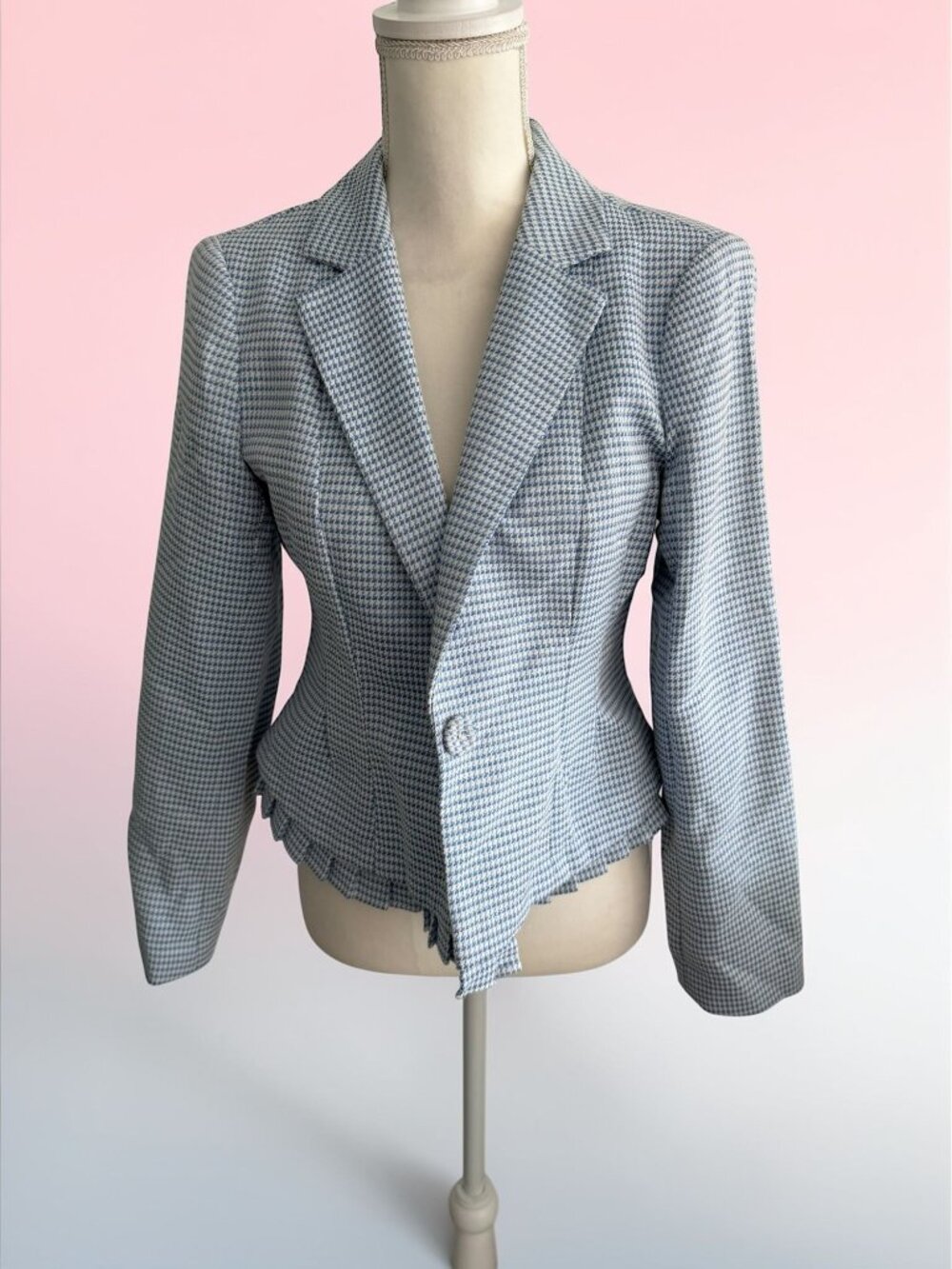 NANETTE LEPORE Vintage Blue Jacket Blazer Size 10